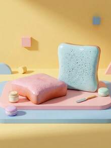 Đồ chơi bóp hình bánh mì nướng bơ siêu mềm, giúp giảm căng thẳng, món quà hoàn hảo cho sinh nhật, ngày lễ, Giáng sinh, Halloween. - Nhiều màu ngẫu nhiên - Xem 1