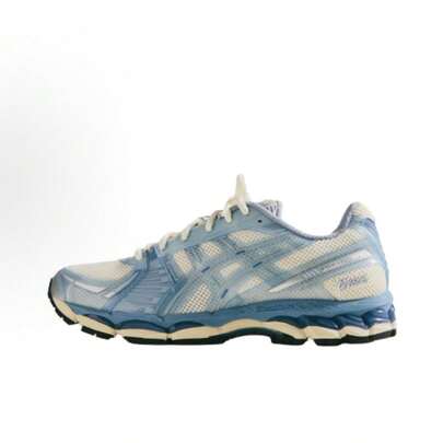  KITH X ASICS GEL-Kayano 12.1 Loyalty Pack Collaboration: Comfortable And Form-Fitting Running Shoes, Unisex, Lake Blue.