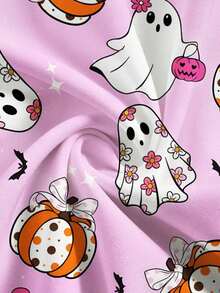 Blusa de mujer con cuello en V blanco, manga corta, con doble bolsillo, con estampado de dibujos animados lindos, estampado de animales de granja, uniforme de enfermera/médico, ropa de trabajo de unicolor para peluquería de mascotas, bata de labo - Rosa - Ver 5