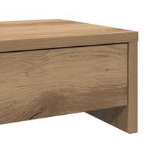 vidaXL Monitorständer mit Schubladen, aus Spanplatte in Eichenoptik, 50 x 27 x 15 cm - Verschiedenfarbig - Übersicht 7