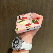 Funda para Teléfono - Funda para Teléfono Compatible con Samsung Galaxy S23 S23Plus S24  S24Ultra S25 S25Plus S25Ultra S26 S26Ultra S26Plus, a prueba de golpes, con tacto suave, multicolor, magnética, duradera, fácil de usar, con diseño de fresa roja. - Gris - Ver 12