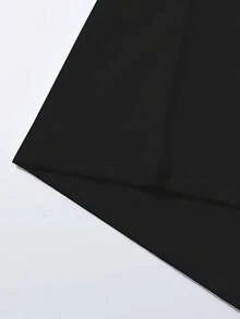 Camiseta Americana Versátil de Manga Corta, con Estampado de Dientes de Dibujos Animados y Cepillo de Dientes y Espejo, Pasta de Dientes y Taza de Café al Lado, Cuello Redondo, Estilo Nuevo de Verano 2026 para Mujer - Negro - Ver 4