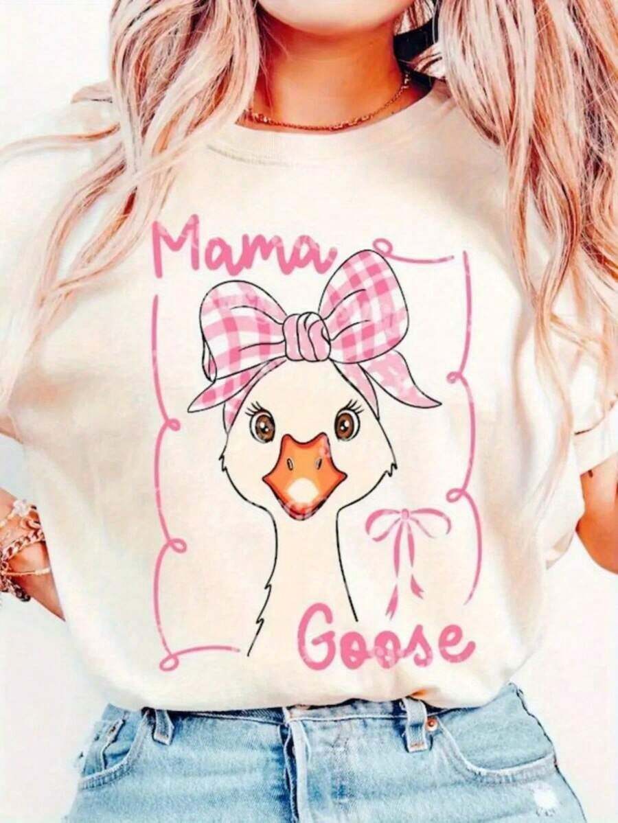 Camiseta de Mujer con Diseño Elegante y Artístico, Perfecta para Uso Casual en Primavera y Verano, con un Corte Holgado Cómodo, Chic y Elegante, con Cuello Redondo, Ropa de Verano para Mujer, Ropa de Vacaciones para Mujer, Camiseta Elegante y Fresca para el Verano, Estilo Unisex.