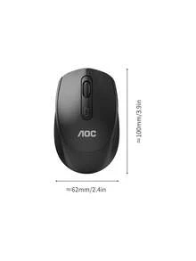 AOC 无线蓝牙鼠标，支持 2.4G 双模连接，静音可充电人体工学鼠标，DPI 可调，适用于笔记本电脑和平板电脑 - 查看 10