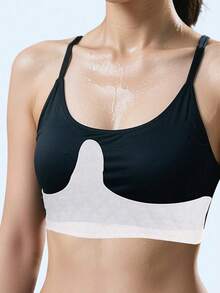 1/5/10pcs Reusable Moisture-Wicking Bra Pads, 3-Layer Non-Woven Fabric Absorbent Pads, Super Absorbent & Breathable Cooling, Y2K & Pastoral Style Invisible Bra Liners, Comfortable All-Day Wear, Sports, Travel For Summer - Multicolor - View 7