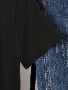 Camiseta cómoda para mujer, edición 250º aniversario de Estados Unidos - Manga corta, cuello redondo, adecuada para uso en exteriores, en casa y en el día a día - Camiseta lavable para ir al trabajo y de vacaciones - 250 años de diseño - Estilo vintage urbano, unisex, holgada, de algodón, manga corta y cuello redondo. - Negro - Ver 4