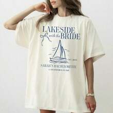 1 camiseta personalizada con el nombre de la despedida de soltera para mujer, camisetas para fiesta de despedida de soltera en el lago para chicas, camiseta personalizada con el nombre del club Bach, camiseta de boda personalizada, camiseta personalizada con el nombre de la despedida de soltera, camiseta para amantes en la boda, camiseta personalizada para la novia y su cortejo para fiesta de despedida de soltera en el lago de montaña, camiseta para viaje de senderismo de chicas, camiseta para novia, 100% algodón, tallas S-2XL. camisetas elegantes dama camiseta estilo y2k mujer - Estilo - Ver 2