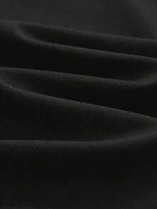 Leggings capri de cintura alta de estilo casual negro para mujeres, adecuados para el verano y para salir, ropa de mujer para deportes de otoño - Negro 2 - Ver 7