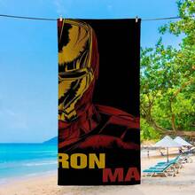 1PCS Cool I Ron Man Superhero Microfiber Beach Towel - Quick Dry Super Absorbent Bath Towel For Swimming Pool Gym Travel - Marvel Fan Outdoor Picnic Blanket Sand Free Magic Towel Accessory For Men Boys Gift - Nhiều màu - Xem 2