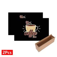 1 pieza Felpudo absorbente con diseño de hora del café, decoración del hogar, felpudo absorbente para encimera de máquina de espresso, felpudo de drenaje del fregadero, felpudo absorbente suave para grifos, accesorios de baño, suministros de cocina - Multicolor - Ver 12