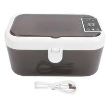 Wipe Warmer, 3 Temperature Modes, 55/60/65 Celsius, Compatible With 80 Wipes, With Light - 卡其色 - 查看 10