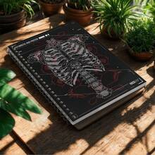 1 buah Buku Catatan Spiral A5, Kertas Bergaris, Alat Tulis Kembali ke Sekolah, Buku Catatan Mata Pelajaran, Perencana Harian, Hadiah Kreatif, Perlengkapan Belajar, Perlengkapan Penting Kembali ke Sekolah - Tengkorak Kreatif - View 3