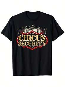 Camiseta de Guardia de  del Circo para HombreCamisa de fiesta de disfraces vintage de estilo circense, con estampados de carpa de circo y distintivo del Papa Juan, disponible en tallas S-XXXL (negra).Regalo transpirable y casual con temática de circo adecuado.ParaFiesta&DiarioDesgaste, PerfectoParaVacaciones&Tiempo de juego, genial.ParaFiesta&FamiliaVacaciones, EscuelaWearStreetEstilo, a la modaModa, TendenciaClimaRopa de veranoInformalWearStreetEstilo, a la modaModa, TendenciaClimaRopa de veranoInformalRopa - Negro - Ver 1