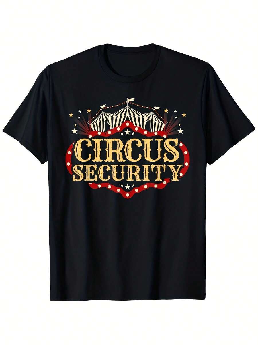 Camiseta de Guardia de  del Circo para HombreCamisa de fiesta de disfraces vintage de estilo circense, con estampados de carpa de circo y distintivo del Papa Juan, disponible en tallas S-XXXL (negra).Regalo transpirable y casual con temática de circo adecuado.ParaFiesta&DiarioDesgaste, PerfectoParaVacaciones&Tiempo de juego, genial.ParaFiesta&FamiliaVacaciones, EscuelaWearStreetEstilo, a la modaModa, TendenciaClimaRopa de veranoInformalWearStreetEstilo, a la modaModa, TendenciaClimaRopa de veranoInformalRopa - Negro - Ver 1