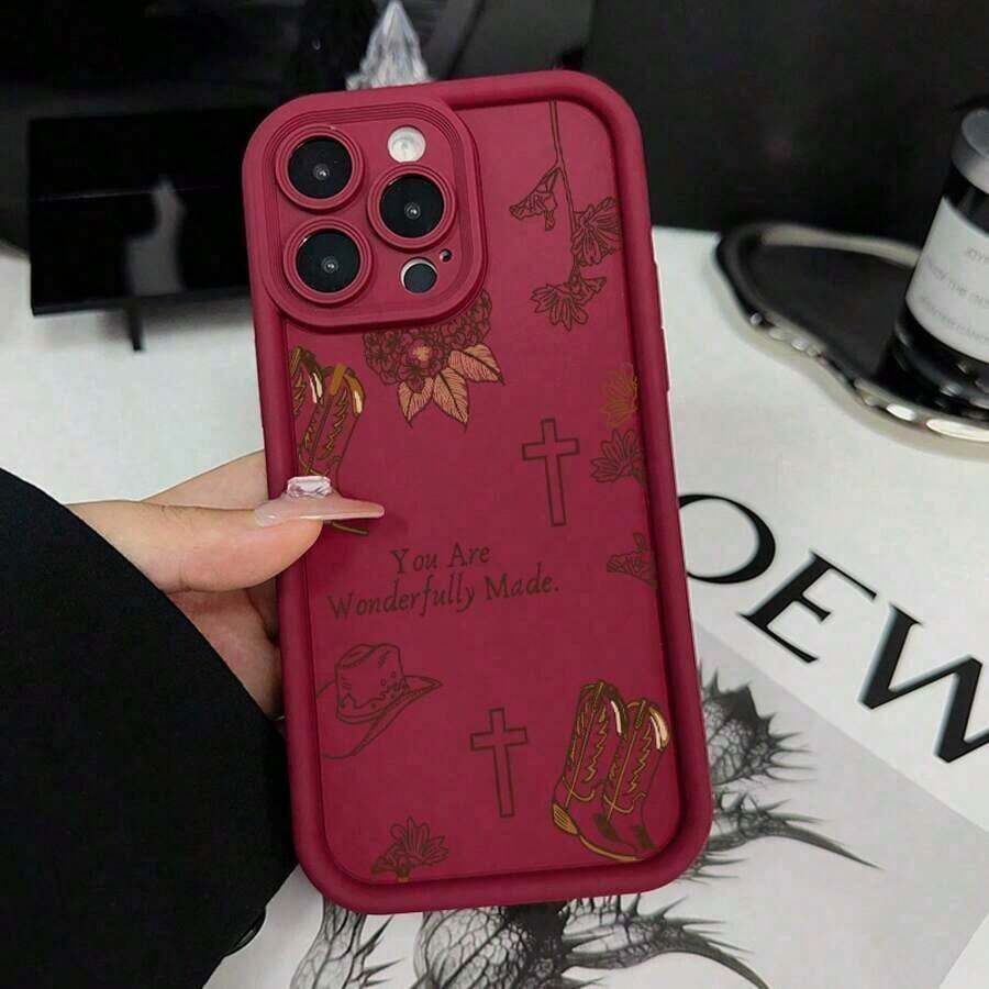 1 Piece, Delivery In 4 Days, Free Local Shipping, Accessories Not Included, Cowboy-Themed Protective Phone Cases For 16, 15, 14 Pro, 13, 12, 11, XR And XS Plus Models, Designed To Be Shockproof And Anti-Slip, As A Valentine's Day Gift For Women And Girls. - 波爾多 - 查看 1