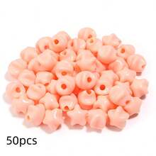 50pcs Colorful Pentagram Acrylic Beads, Large Hole Design, Suitable For DIY Bracelets, Necklaces, Shoe Decorations, Clothing Decorations, Phone Charms, Keychains, Handmade Crafts And Gift Decoration Accessories - Pentagram - View 16
