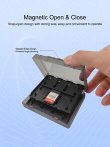 24-In-1 Game Card Case Compatible With Nintendo Switch 2, Switch OLED, Switch 1/2, Portable Protective Storage Box To Prevent Falling And Dust - View 5