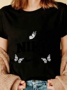Women T-Shirts - Black - View 3