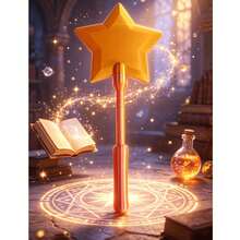 3D Printed Magic QR Code Payment Wand, QR Code Payment Magic Wand, Starlight Magic Wand, Contactless Payment Card Holder, Suitable For Payment Scenarios (Self-Assembly Required) - A - View 5