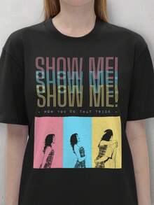 Women T-Shirts - Black - View 1