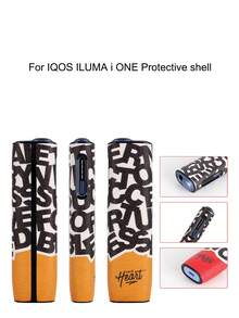 1个适用于IQOS ILUMA I ONE第八代电子烟的保护壳，字母图案，防摔，耐磨，个性化，时尚，便携，防尘，防刮，多功能，精准开孔，无需频繁拆卸，圆角设计，轻巧，PU皮革材质，握感舒适，提升握持感，简约商务休闲两用，高品质保护壳，多种颜色可选，男女通用情侣设计，个性化定制，方便携带，附赠收纳盒 - ILUMA i ONE HET - 查看 13