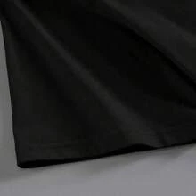 Camiseta 100% Algodón con Mensaje Religioso – Camino por Fe, No por Visión, Mensaje Cristiano - Negro - Ver 6