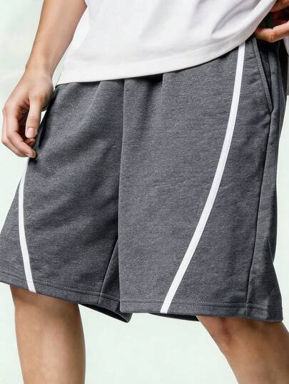 1 chiếc quần short ống đứng dáng suông, đa năng, tối giản, thích hợp cho bé trai tuổi teen, thích hợp cho các hoạt động thể thao ngoài trời.