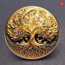 1 chiếc ghim cài áo hình cây nở hoa vàng 2DFLAT kiểu cổ điển, huy hiệu cài áo độc đáo, sáng tạo, phù hợp với túi xách, quần áo, cổ áo và mũ, phụ kiện thời trang đa năng để kỷ niệm mọi khoảnh khắc, dù là Giáng sinh, Năm mới hay sinh nhật. - A - Xem 7