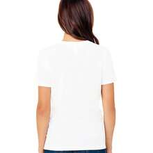 Camiseta con Estampado de Letras "Con Dios Todas las Cosas Son Posibles" para Mujer, Camiseta de Moda con Jesús Cristo, Camisetas Gráficas Religiosas Cristianas para Damas - Blanco - Ver 2