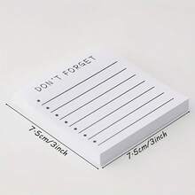 100pcs Self-Adhesive Memo Notes, Reminder For Study & Memo, Portable Reading Diary, Suitable For Planning, Home And Office Use - A - View 6