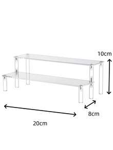 Giá trưng bày nhiều tầng bằng acrylic cao 15,7 inch/40cm, thích hợp cho tiệc cưới, tiệc tráng miệng và bánh ngọt. - Trong sáng - Xem 14