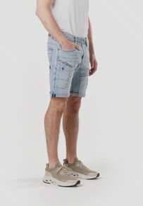 Koroshi Herren Outdoor Shorts - Babyblau - Übersicht 2