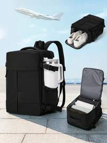 myco bags Wizz Air 客舱尺寸 40x30x20 厘米,可转换式个人物品/随身行李/短途旅行背包,轻松放入座位下方,便携,符合 TSA 标准,适合飞机/学校使用,返校季礼物 - 彩色 - 查看 2