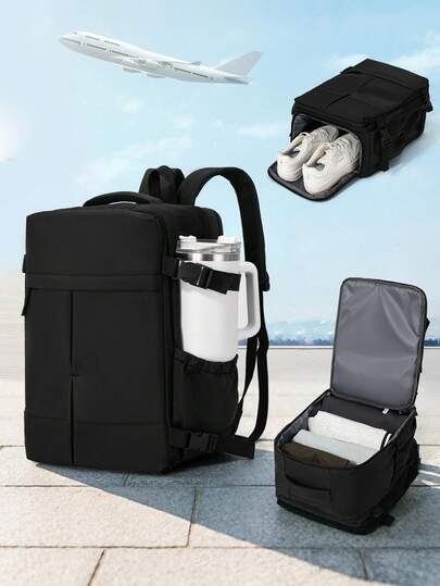 Myco Wizz Air Cabin Size 40x30x20 Cm Convertible Personal Item/Carry-On Bag/Short Trip Backpack, Easily Fits Under Seat, Portable, TSA-Compliant Backpack For Airplane/School, Back To School Season Gift
