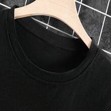 Women's Soft T-Shirt With Adorable Teddy Bear & Balloon Print – Short Sleeve, Casual Round Neck Top, Lightweight For Casual Attire, Casual Daily Wear |   Girly Casual Style |   Comfortable Fit - 黑色 - 查看 3