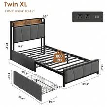 Beds - Dark Grey - View 3