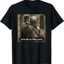 Parry This You Filthy Casual Gamer Meme T-Shirt - Black - View 1