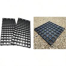 24 X Paving Driveway Grids Black Plastic Mat For Turf, Grass, Lawn, Path & Gravel Protector Drainage Mat - 24 Turf Grids - View 5