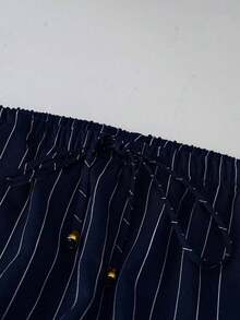 Pantalones anchos y largos sueltos de moda para mujeres de talla grande - Multicolor 3 - Ver 5