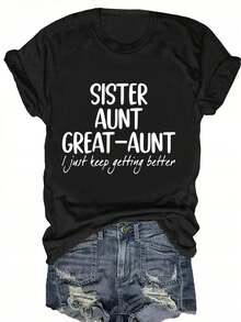 Blusas para mujer,Camiseta negra de estilo encantador, ideal para reuniones familiares, celebraciones de cumpleaños y salidas casuales con estilo. Disponible en varias tallas - Negro - Ver 2