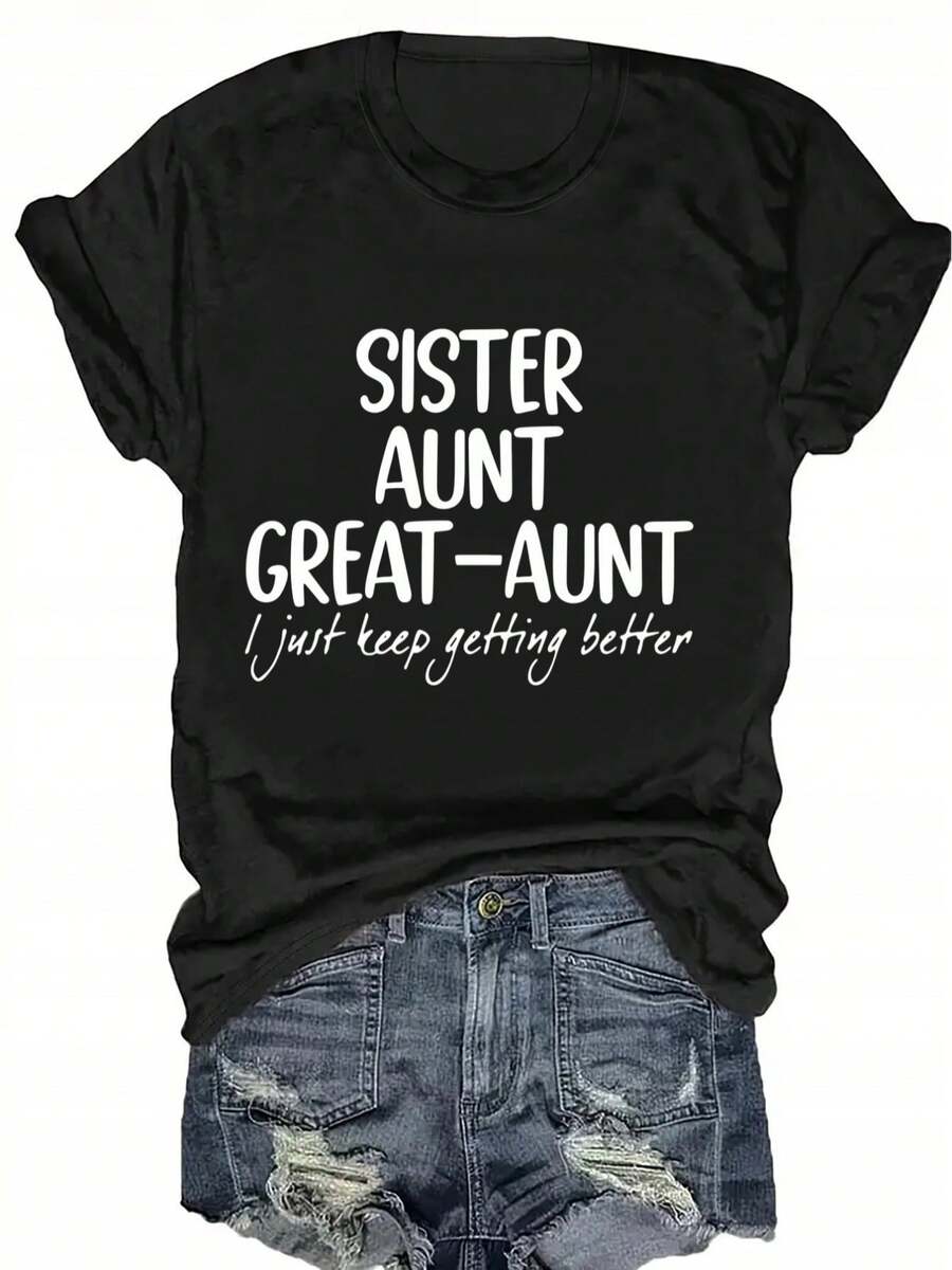 Blusas para mujer,Camiseta negra de estilo encantador, ideal para reuniones familiares, celebraciones de cumpleaños y salidas casuales con estilo. Disponible en varias tallas