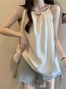 Women Tops - Apricot - View 3