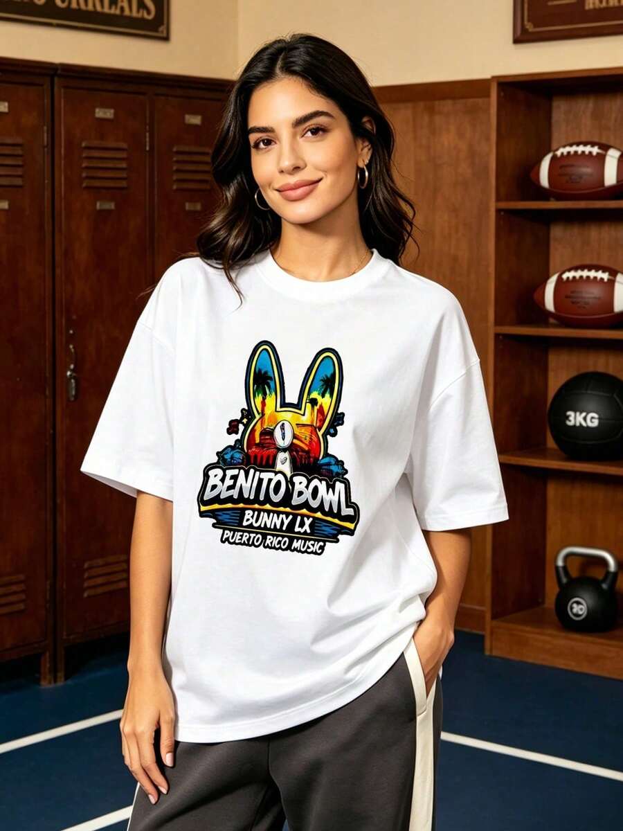 Camiseta de manga corta con cuello redondo suave y casual de verano para mujer, estilo rugby, estilo universitario, tops para salir, algodón, vintage, estilo callejero europeo y americano, casual deportivo, estilo unisex, estilo casual urbano, tops bonitos, generación Z, curvas, ropa Y2K, camisetas divertidas, tops para damas, conjuntos de vacaciones para mujeres, top lindo, camiseta gráfica, conjuntos de primavera, camisetas holgadas, ropa de calle retro, estilo de los 90, estilo de los 2000, subcultura, top negro, tops blancos, conjunto de fiesta de los 90. Negro - Blanco - Ver 1