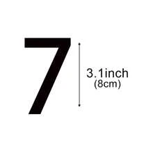 OUTANA 极简亚克力数字牌,简约3D数字设计,DIY数字墙贴,无需胶水即可粘贴,适用于现代简约、高端家居装饰、酒店房间号、咖啡厅桌号、办公室标牌,也可用于手工DIY材料,如计划本、收纳盒、人偶场景等。 - 數位 - 查看 16