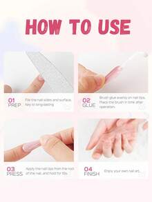 1/2/3/5/10pcs Super Strong Nail Glue, 8ml Nail Adhesive Suitable For Fake Nails, Long-Lasting Durable Nail Glue For Nail Tips, Professional Nail Glue Adhesive For Nail Extensions - 8ml - View 7