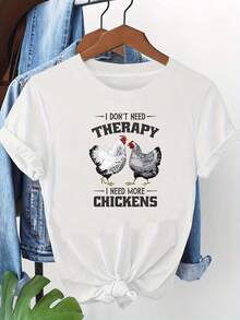 Camiseta de algodón% modelo 2026, tela de alta calidad y peso pesado, diseño de nicho moderno para el verano, camiseta básica sencilla y versátil para el día a día, efecto adelgazante, transpirable y cómoda, adecuada para todos, versátil con cuello redondo y manga corta. - Blanco - Ver 1