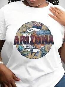 Camiseta Retro de Arizona, Camiseta del Estado de Arizona, Camiseta Local de Arizona, Camiseta con Mapa del Estado de Arizona, Camiseta de Arizona, Regalo de Viaje de Arizona - Blanco - Ver 6