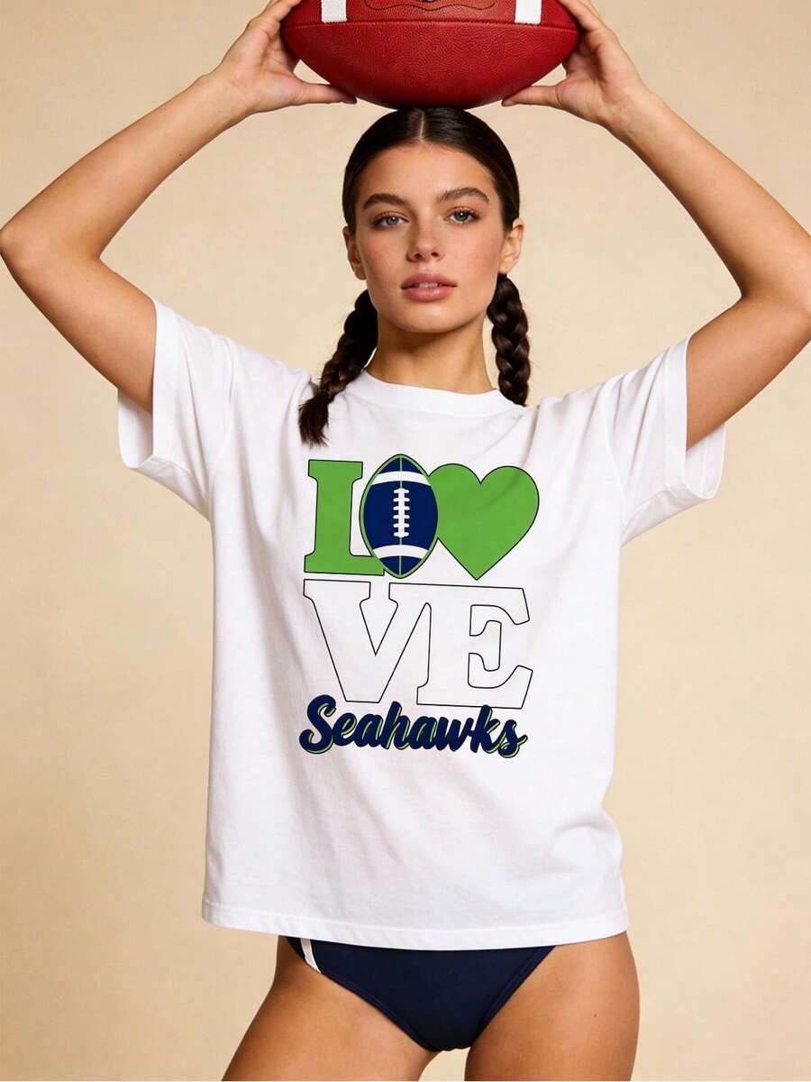 Camiseta de manga corta con cuello redondo suave y casual de verano para mujer, estilo rugby, estilo universitario, tops para salir, algodón, vintage, estilo callejero europeo y americano, casual deportivo, estilo unisex, estilo casual urbano, tops bonitos, generación Z, curvas, ropa Y2K, camisetas divertidas, tops para damas, conjuntos de vacaciones para mujeres, top lindo, camiseta gráfica, conjuntos de primavera, camisetas holgadas, ropa de calle retro, estilo de los 90, estilo de los 2000, subcultura, top negro, tops blancos, conjunto de fiesta de los 90.Blanco - Blanco - Ver 1