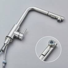 Grifo Monomando Para Fregadero Llave Mezcladora Tarja Cocina014BS - ACERO 304 - Ver 9