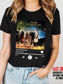 Women T-Shirts - Black - View 1